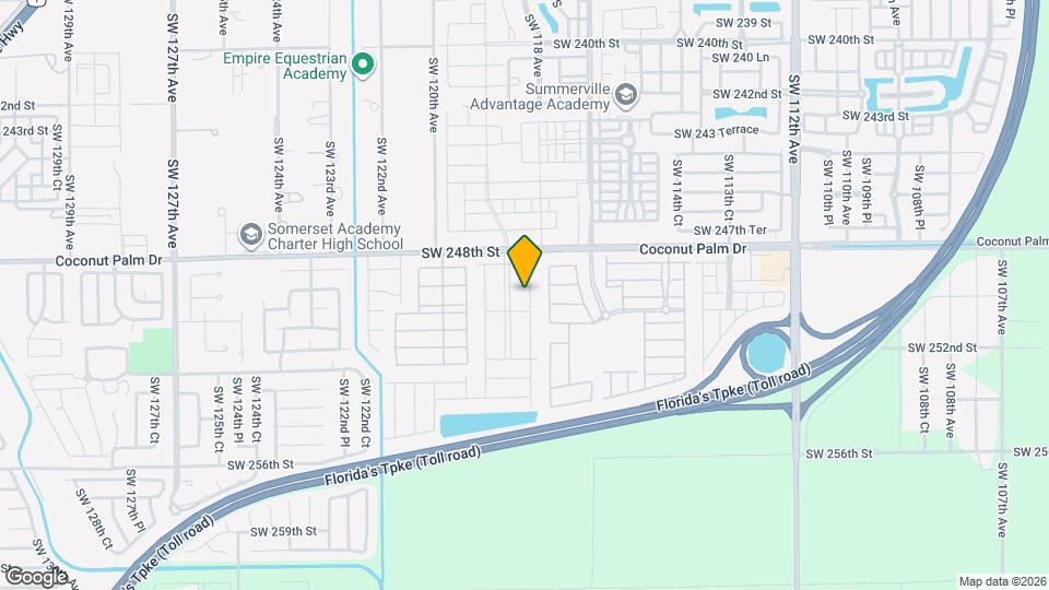 24962 SW 118 Ct Map and Location Details