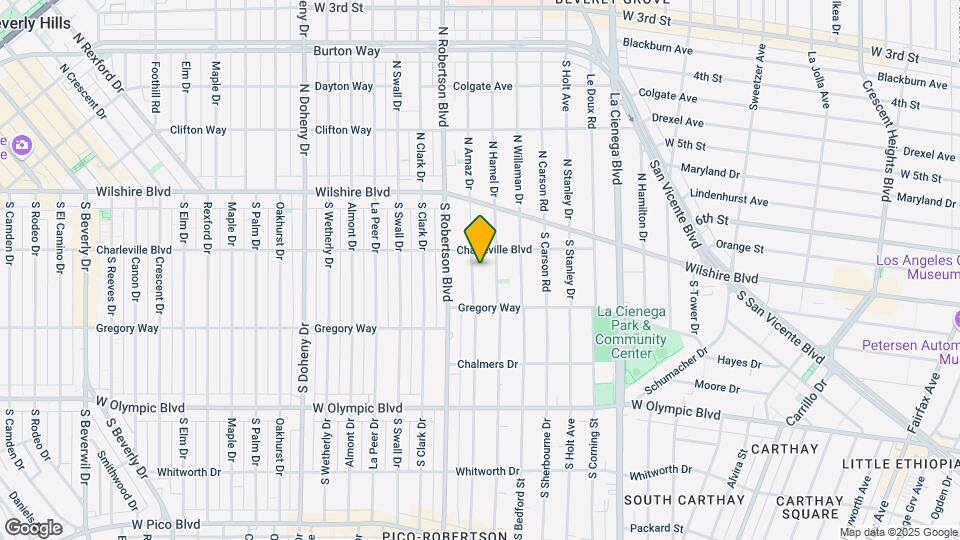 208 S Arnaz Dr Mapa y Detalles de la Ubicación