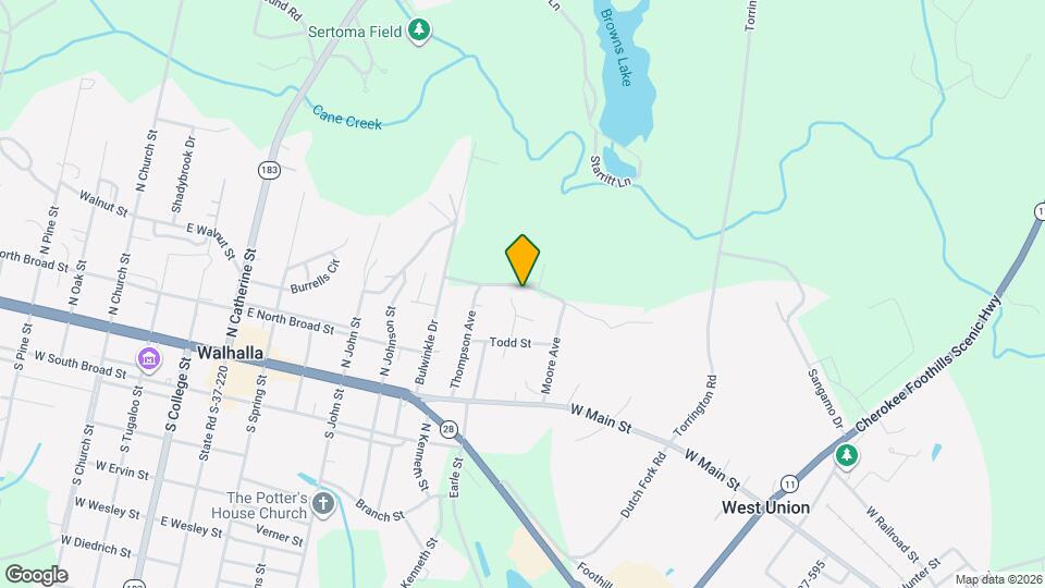 307 Moore Ave Map and Location Details