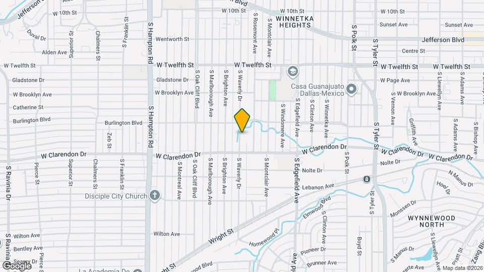 922 S Waverly Dr Map and Location Details