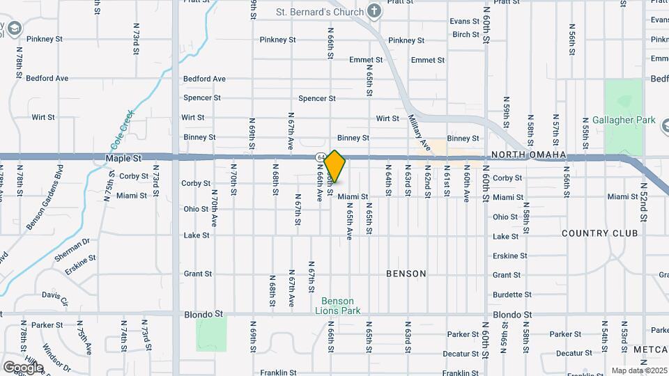 2709 N 66th St Map and Location Details