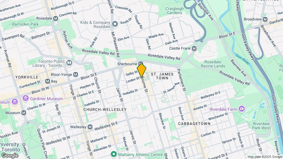 576-578 Sherbourne St Map and Location Details