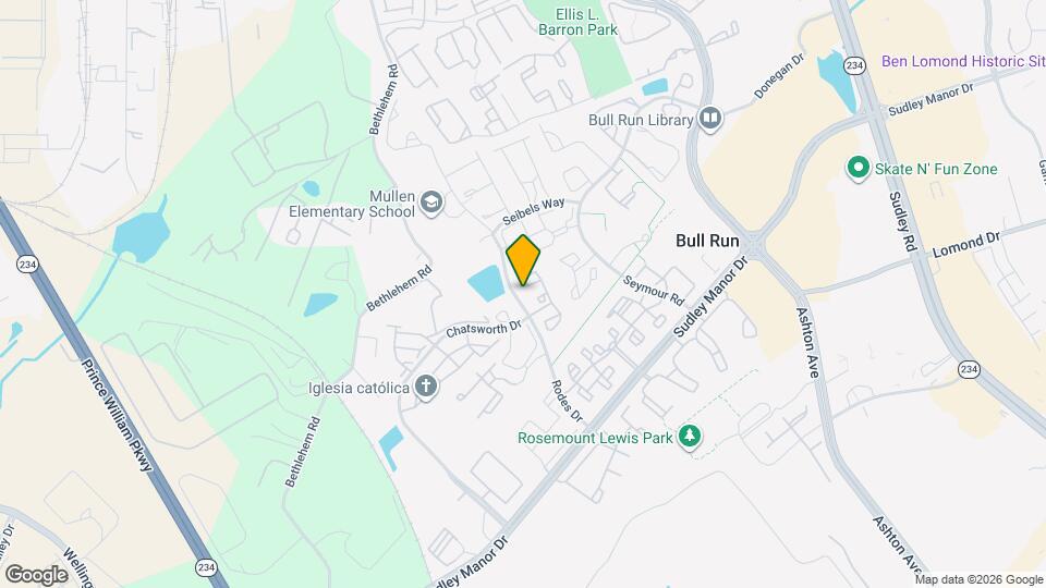 8075 Lacy Dr Map and Location Details