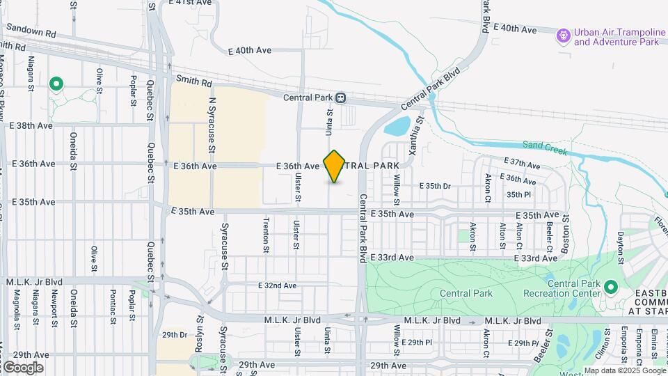 3550 Uinta St Mapa y Detalles de la Ubicación