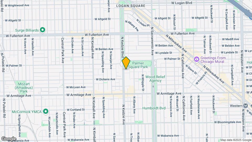 2133 N Kedzie Blvd Map and Location Details