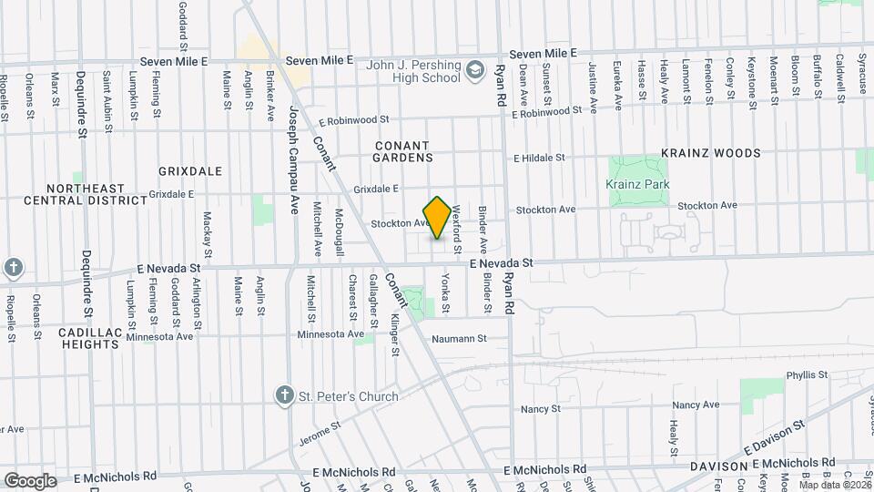 18038 Norwood St Map and Location Details