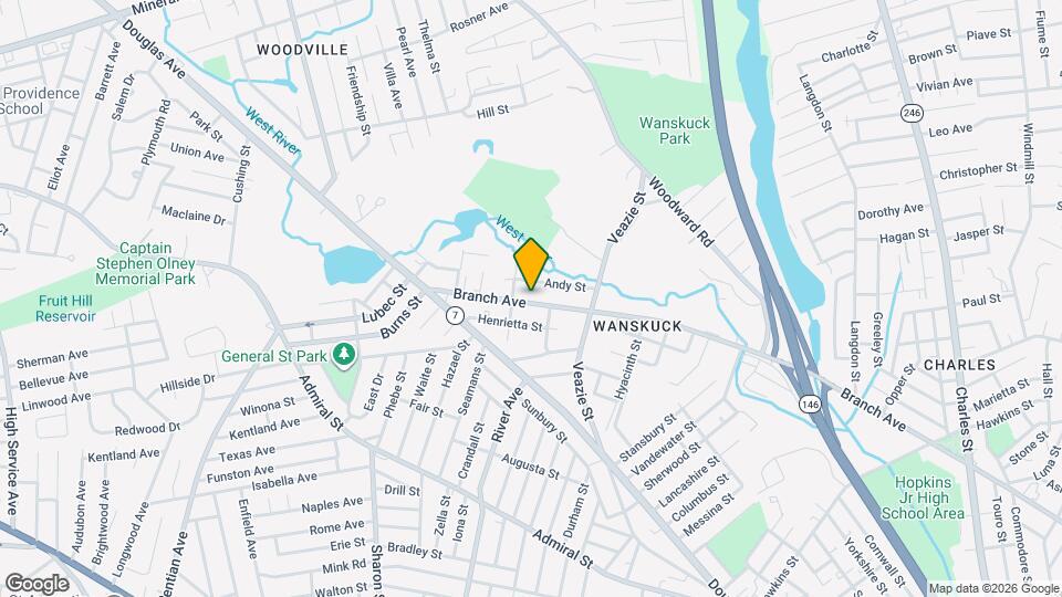 923 Branch Ave Map and Location Details