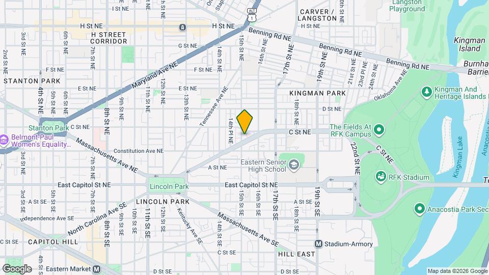 209 15th St NE Map and Location Details