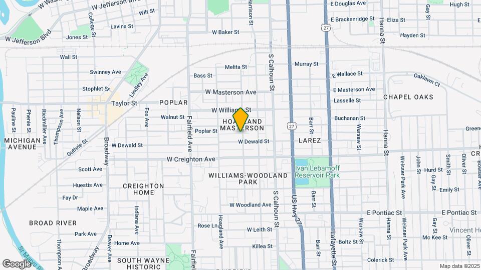 2118 Webster St Mapa y Detalles de la Ubicación