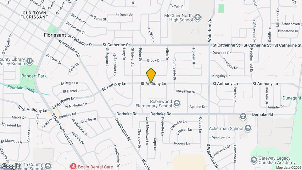 810 St Anthony Ln Mapa y Detalles de la Ubicación