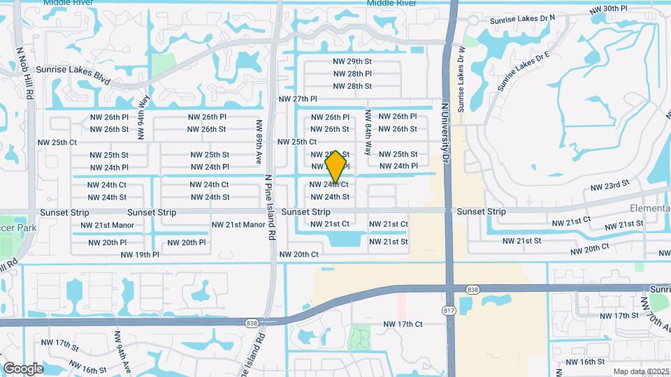 8600 NW 24th Ct Map and Location Details