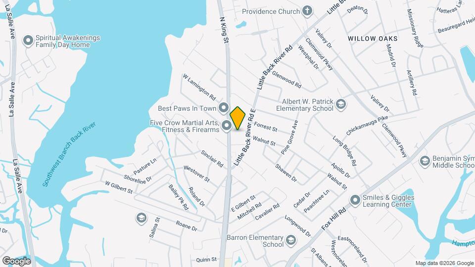 8 E Preston St Map and Location Details