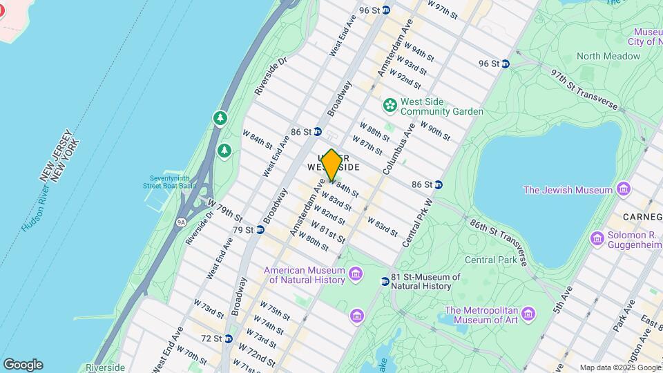 158 W 84th St Map and Location Details