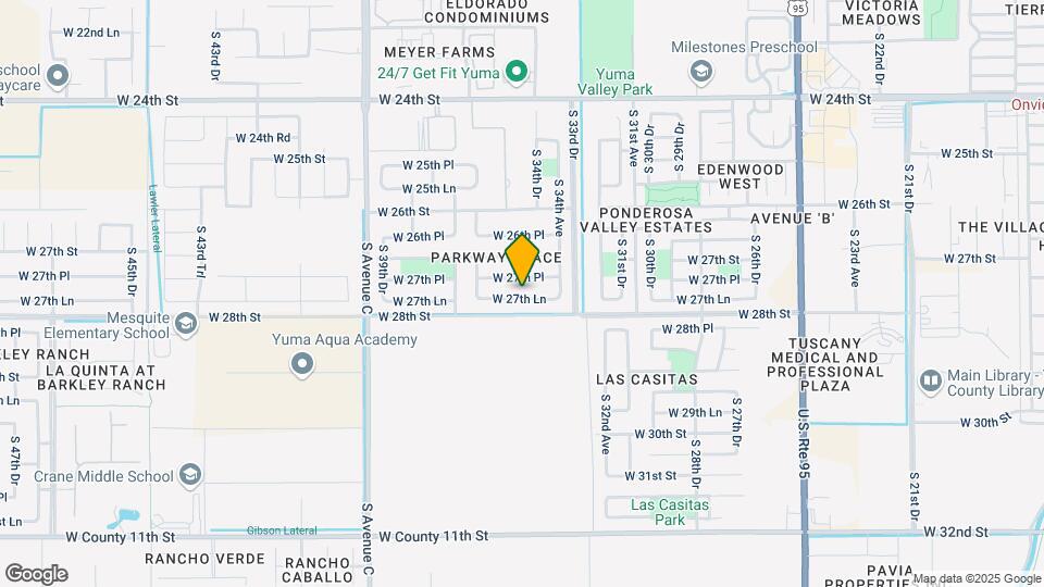 3512 W 27th Ln Map and Location Details