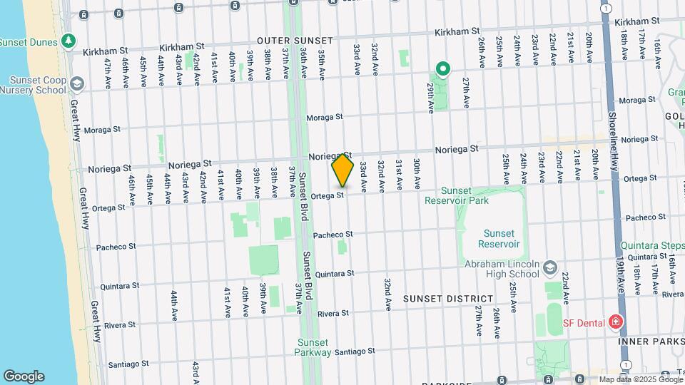 2700 Ortega St, Unit Studio in law Map and Location Details