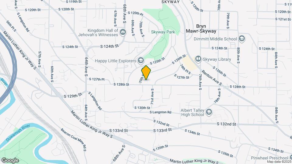 7002 S 128th St Map and Location Details