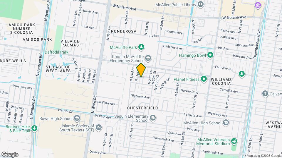 2809 N 30th St Map and Location Details