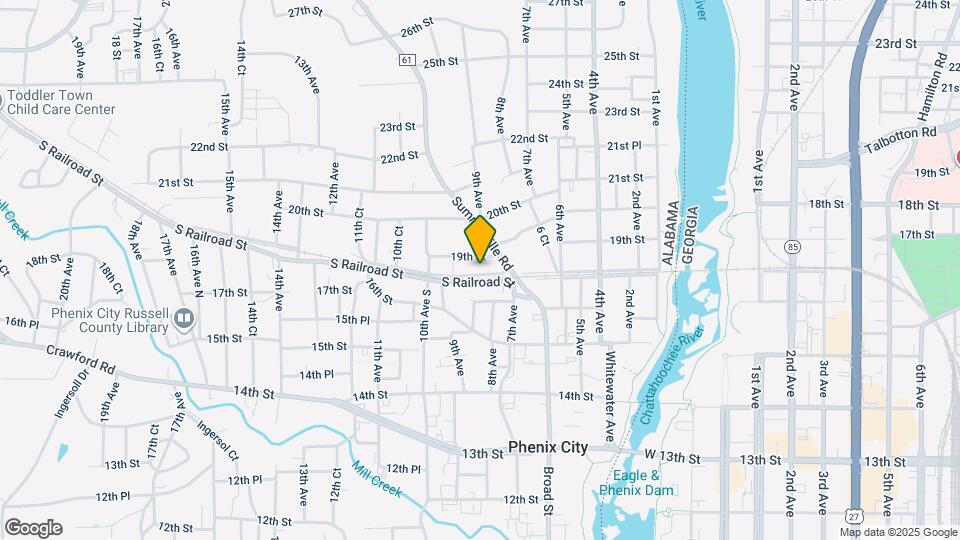 806 N Railroad St Map and Location Details