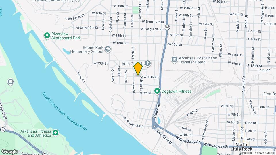 1314 W 11th St Map and Location Details