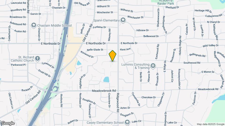 1519 Roswell Dr Mapa y Detalles de la Ubicación