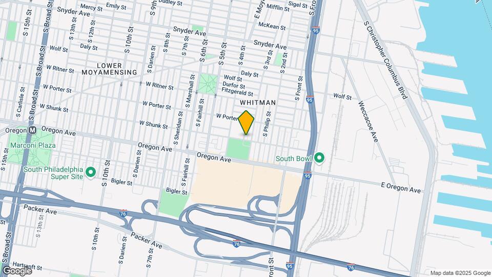 2551 S Galloway St, Unit # 2 Map and Location Details