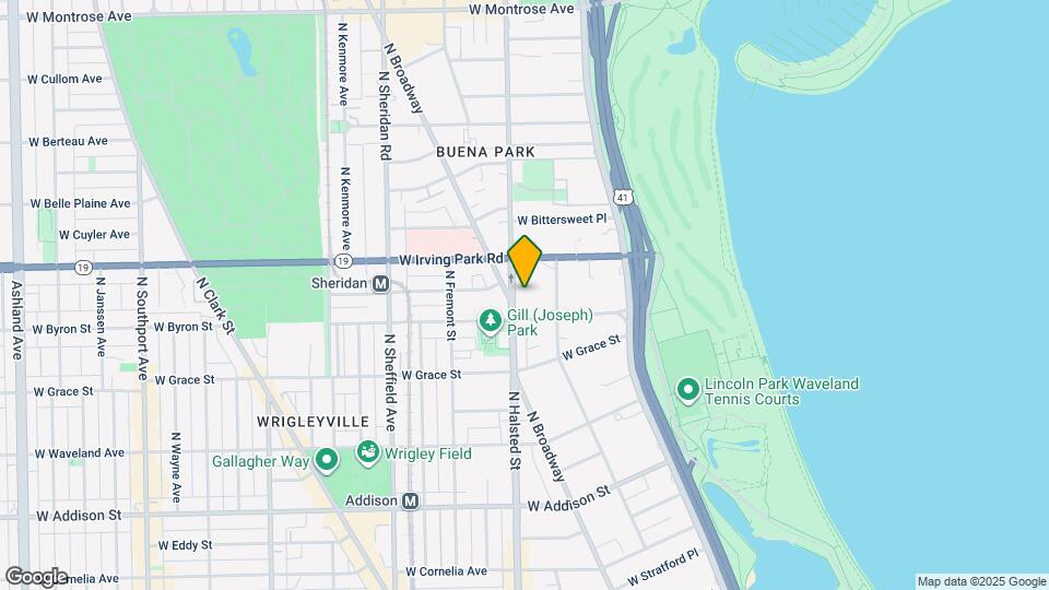 3927 N Clarendon Ave Map and Location Details