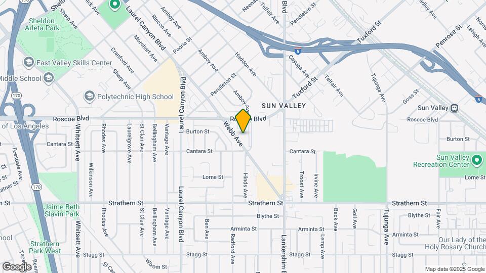 8226 Webb Ave Mapa y Detalles de la Ubicación