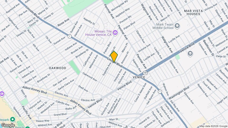 961.5 Marco Pl Mapa y Detalles de la Ubicación