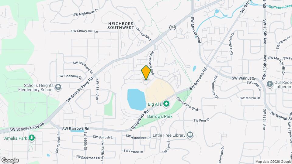 15130 SW Mallard Dr, Unit 202 Map and Location Details