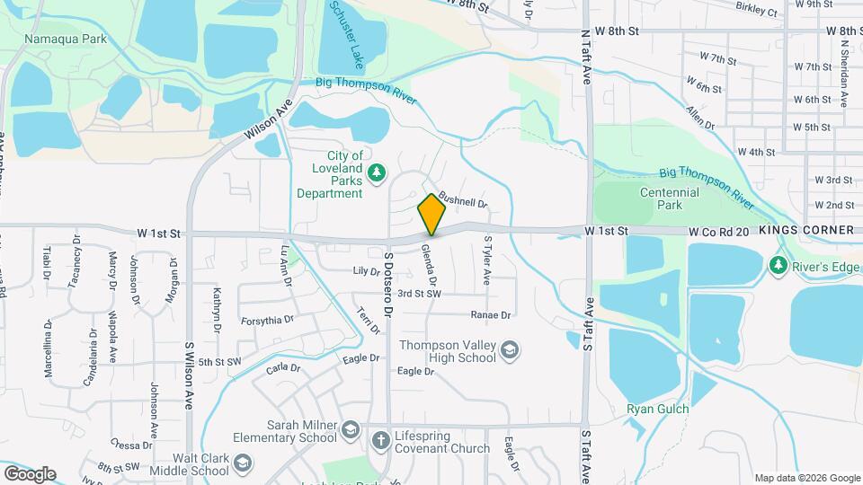 102 Glenda Dr Map and Location Details