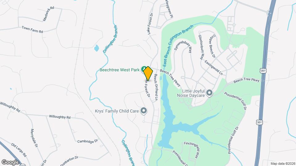 2716 Lake Forest Dr Map and Location Details