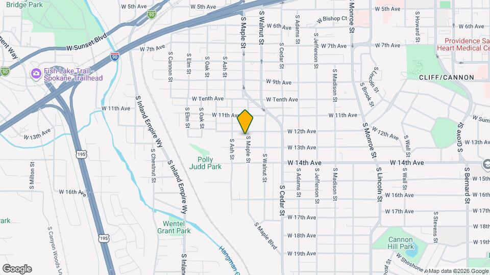 1210 S Maple St Map and Location Details