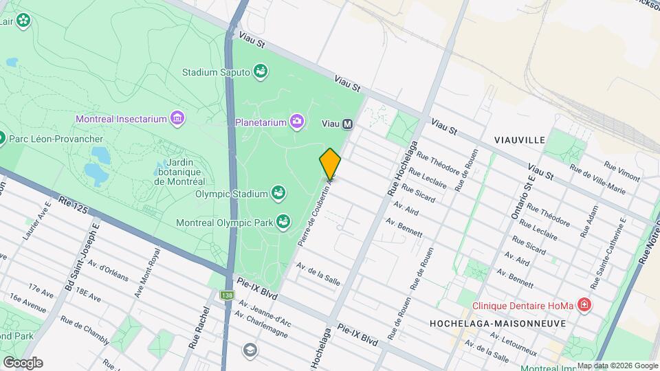 4510-4530 Pierre-De Coubertin Ave Map and Location Details