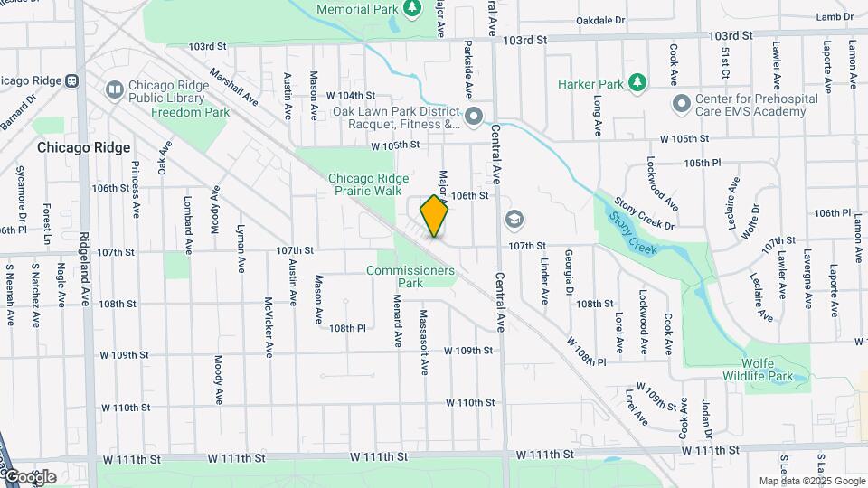 5701 Ridgemont Ln Map and Location Details