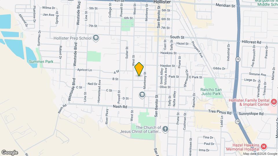 450 B St Map and Location Details