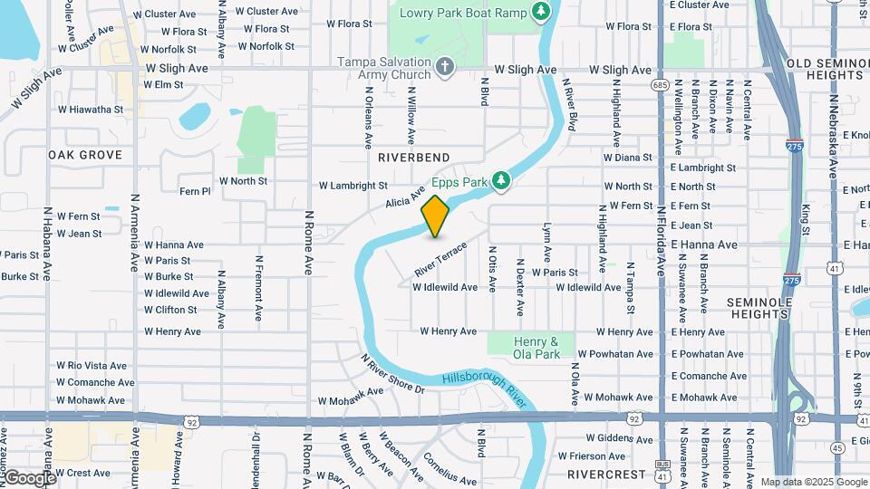 6100 River Terrace Map and Location Details