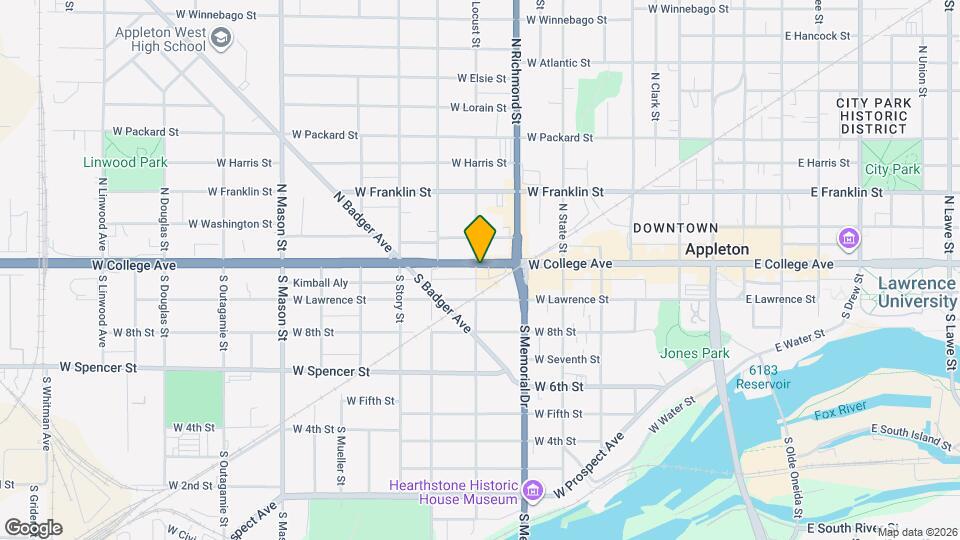 745 W College Ave Map and Location Details