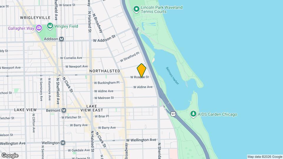 437 W Roscoe St, Unit 605 Mapa y Detalles de la Ubicación