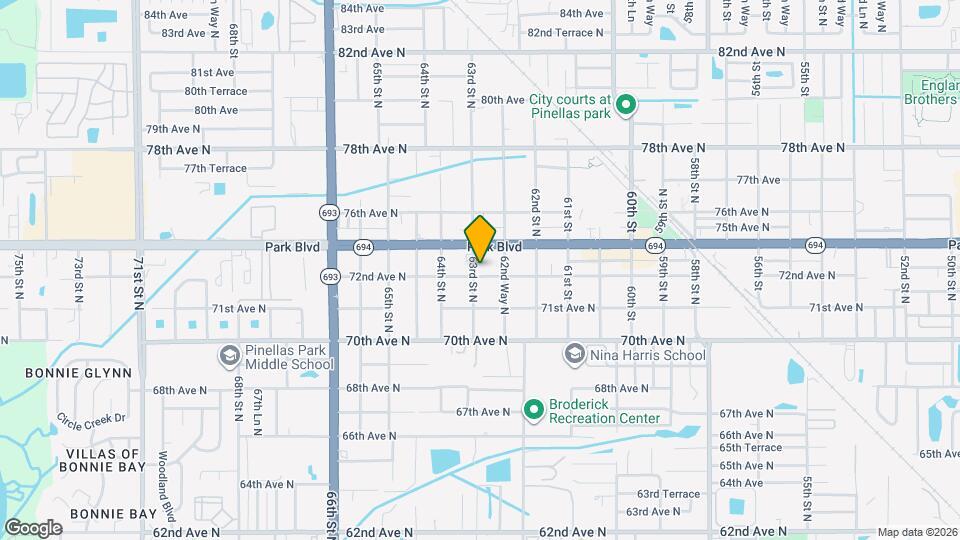 7201 63rd St N Map and Location Details