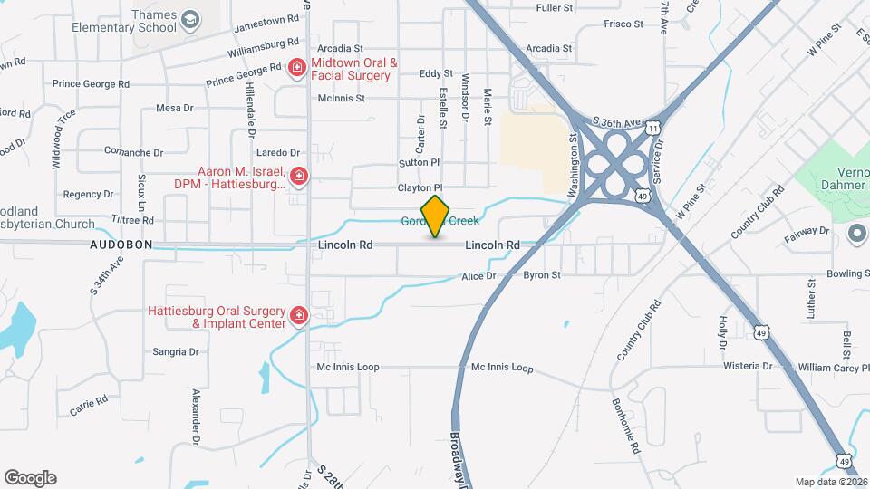 Cedarcrest Apartments Map and Location Details