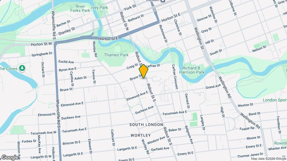 89 Ridout St S Map and Location Details