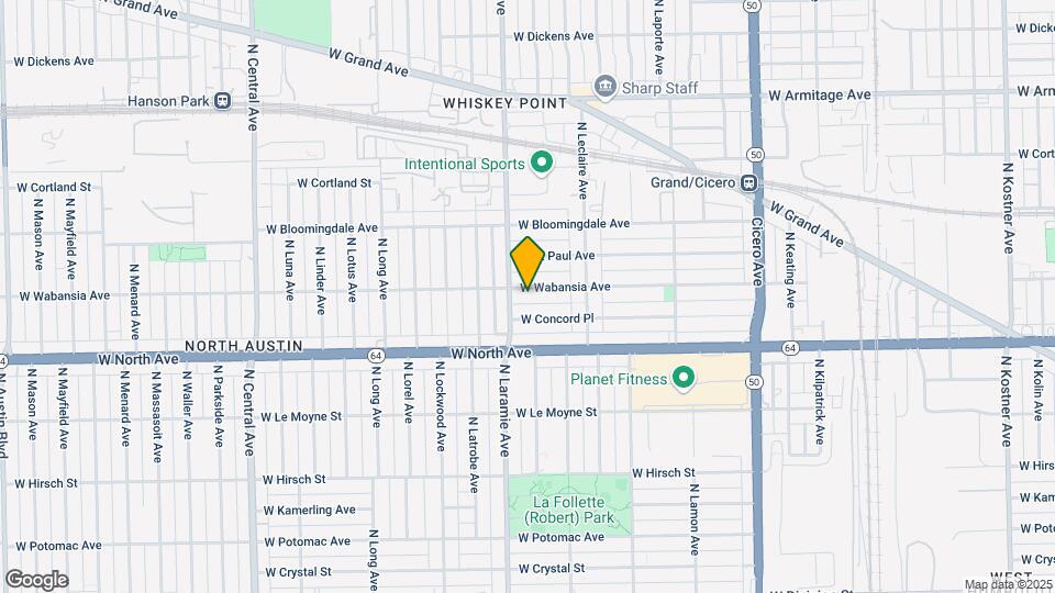 5157 W Wabansia Ave Map and Location Details