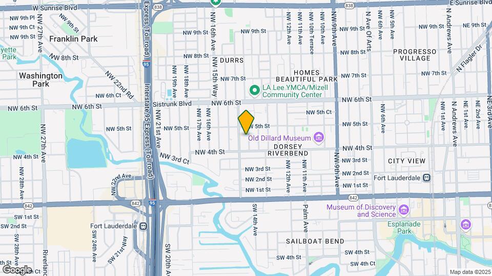 425 NW 14th Way Map and Location Details