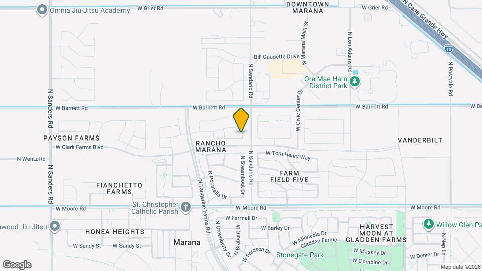 11820 W Rancho Dr Mapa y Detalles de la Ubicación