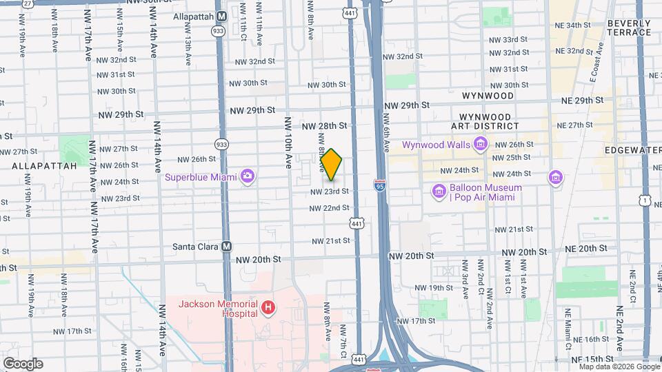 1616 NW 7th Pl Map and Location Details