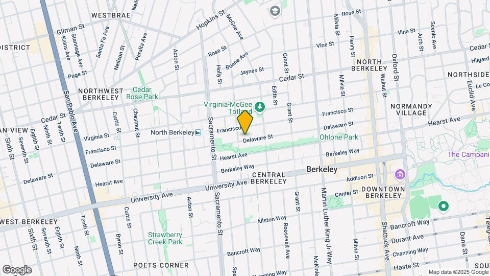 1611 Delaware St Map and Location Details
