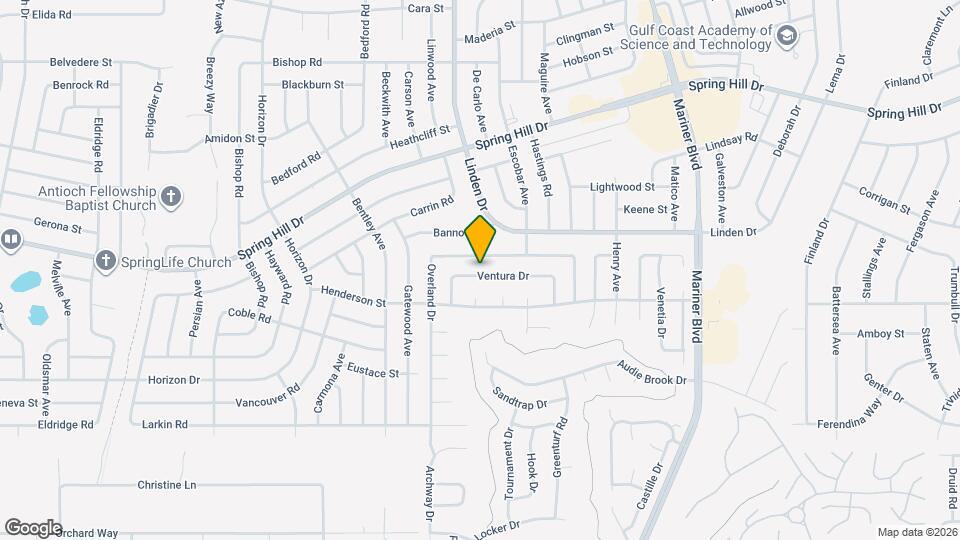 10387 Ventura Dr Map and Location Details