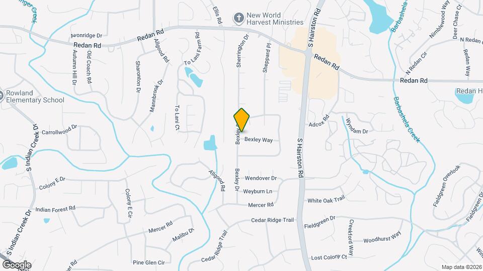 4578 Bexley Way Map and Location Details