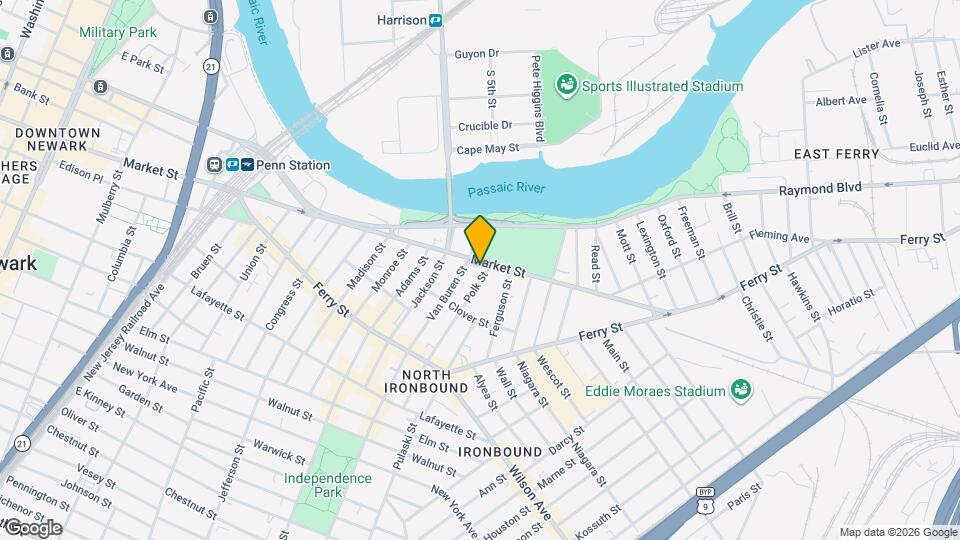 558 Market St Map and Location Details