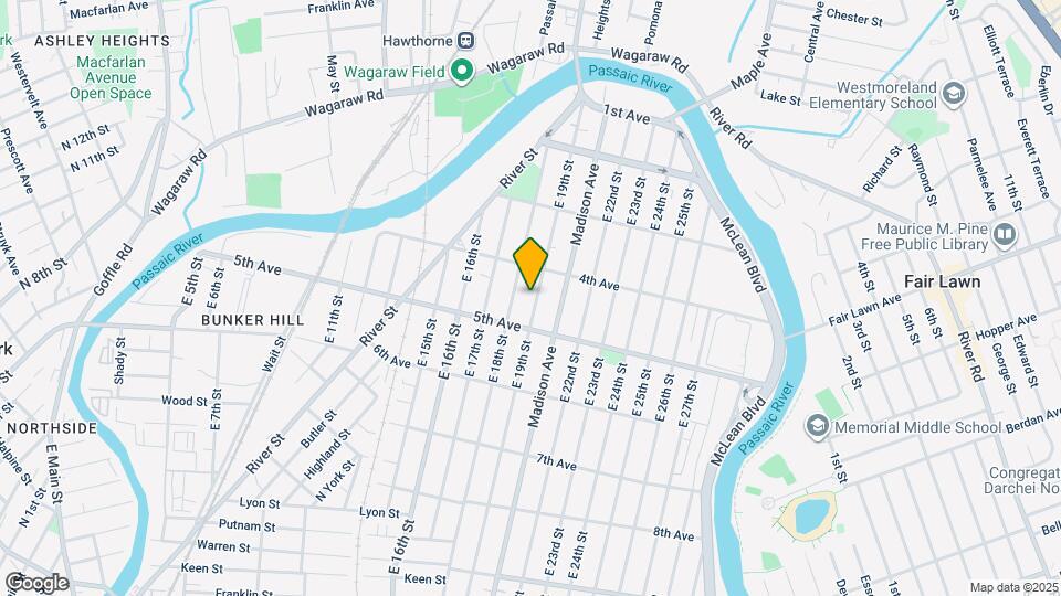 170 E 19th St Map and Location Details